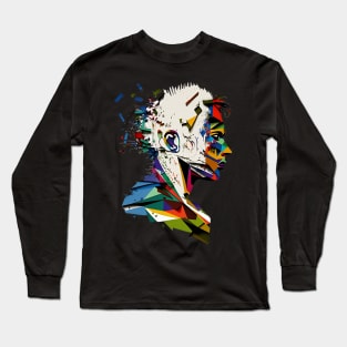 Abstract Man Long Sleeve T-Shirt